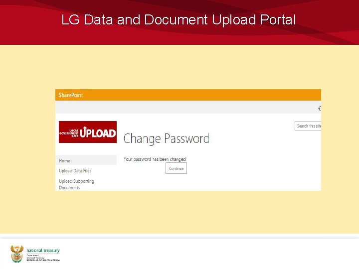 LG Data and Document Upload Portal 