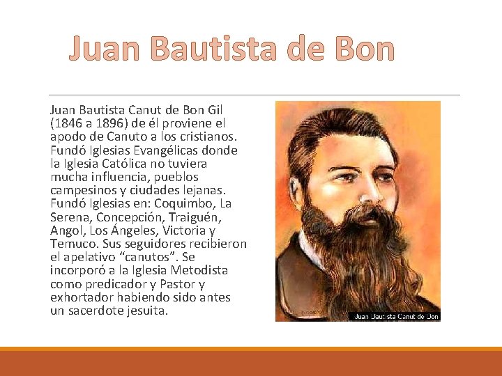 Juan Bautista de Bon Juan Bautista Canut de Bon Gil (1846 a 1896) de