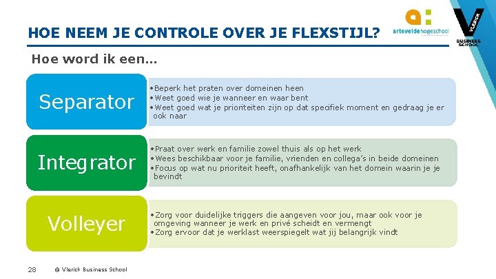 HOE NEEM JE CONTROLE OVER JE FLEXSTIJL? Hoe word ik een… Separator • Beperk