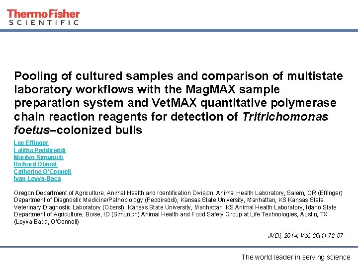 Pooling of cultured samples and comparison of multistate laboratory workflows with the Mag. MAX