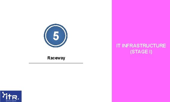 5 IT INFRASTRUCTURE (STAGE I) Raceway 
