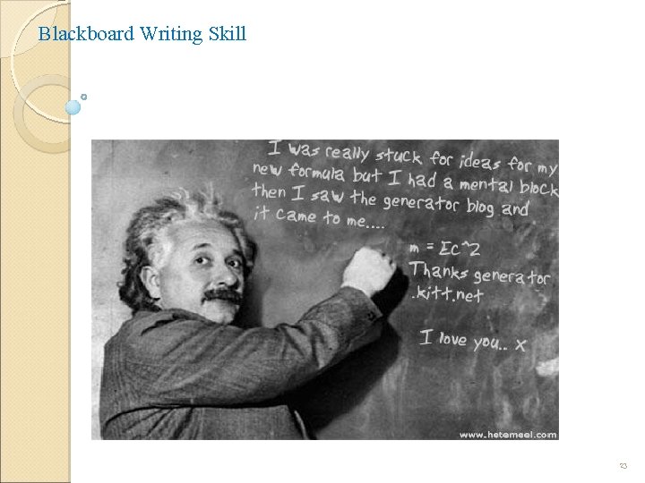 Blackboard Writing Skill 23 