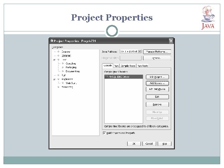 Project Properties 