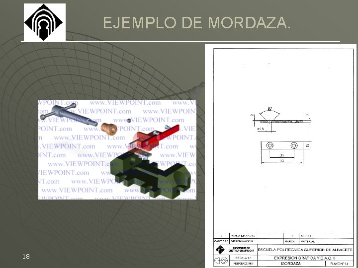 EJEMPLO DE MORDAZA. 18 