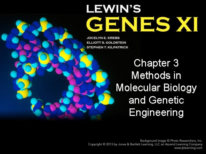 Chapter 3 Methods In Molecular Biology And Genetic