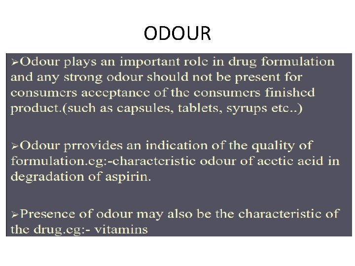 ODOUR 