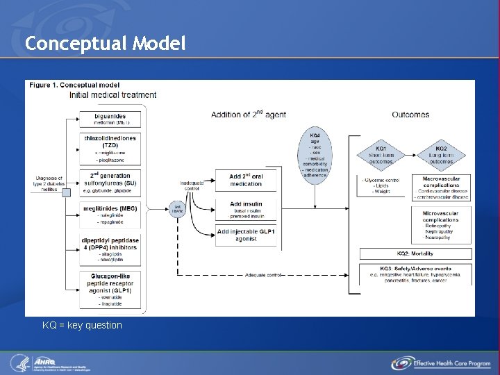 Conceptual Model KQ = key question 