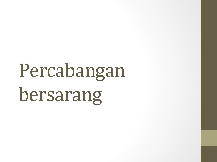 Percabangan bersarang 