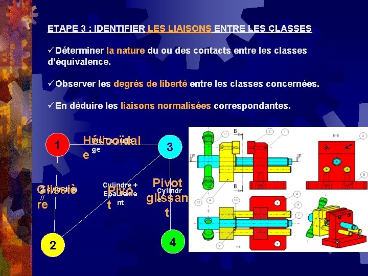 ETAPE 3 : IDENTIFIER LES LIAISONS ENTRE LES CLASSES üDéterminer la nature du ou