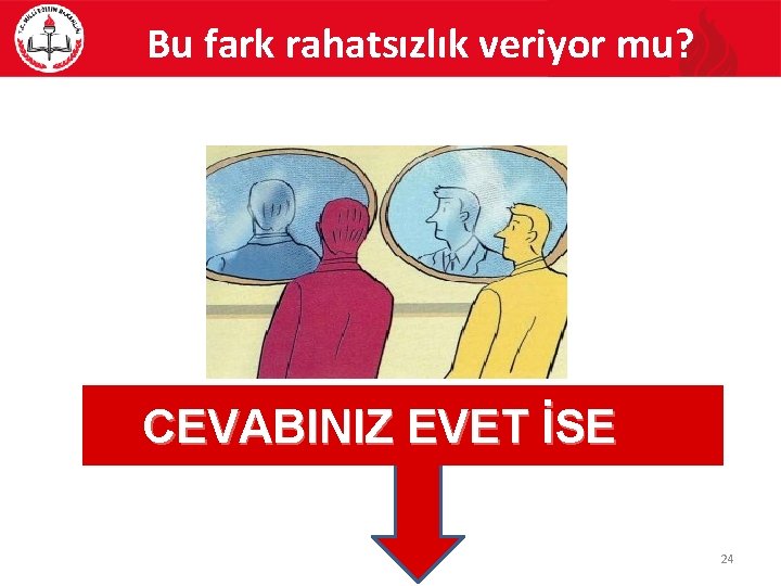 Bu fark rahatsızlık veriyor mu? CEVABINIZ EVET İSE 24 