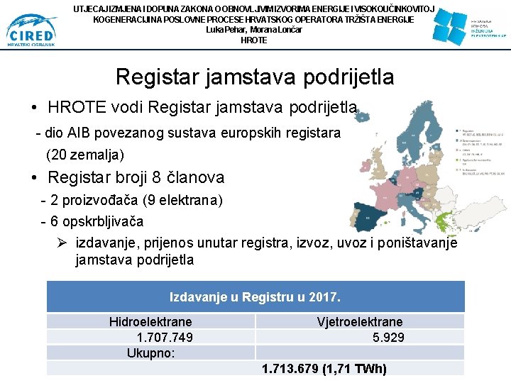 UTJECAJ IZMJENA I DOPUNA ZAKONA O OBNOVLJIVIM IZVORIMA ENERGIJE I VISOKOUČINKOVITOJ KOGENERACIJI NA POSLOVNE