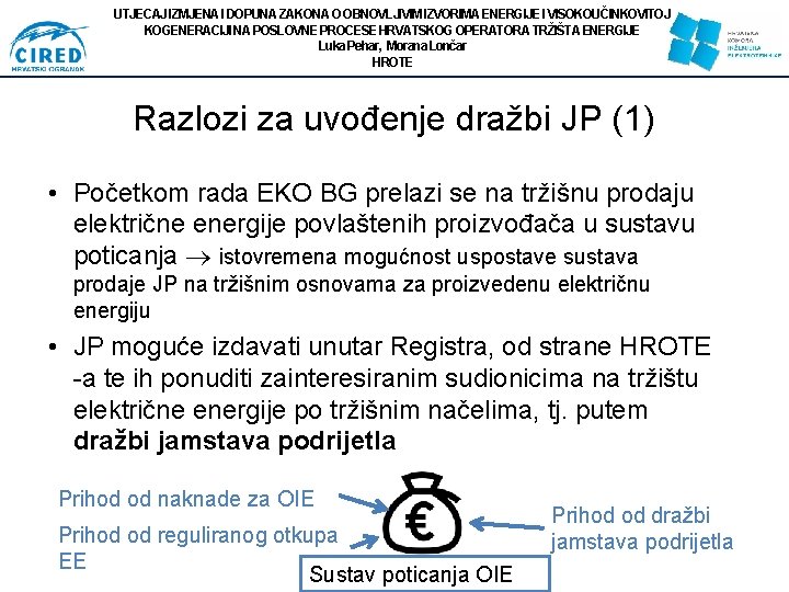 UTJECAJ IZMJENA I DOPUNA ZAKONA O OBNOVLJIVIM IZVORIMA ENERGIJE I VISOKOUČINKOVITOJ KOGENERACIJI NA POSLOVNE