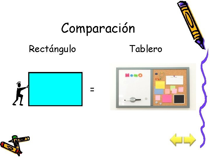 Comparación Rectángulo • Tablero = 