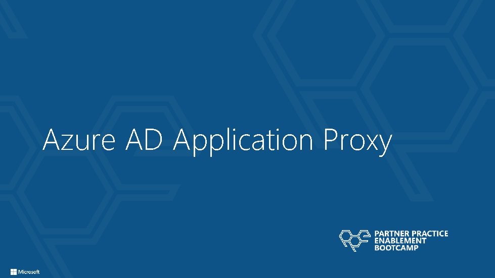 Azure AD Application Proxy 