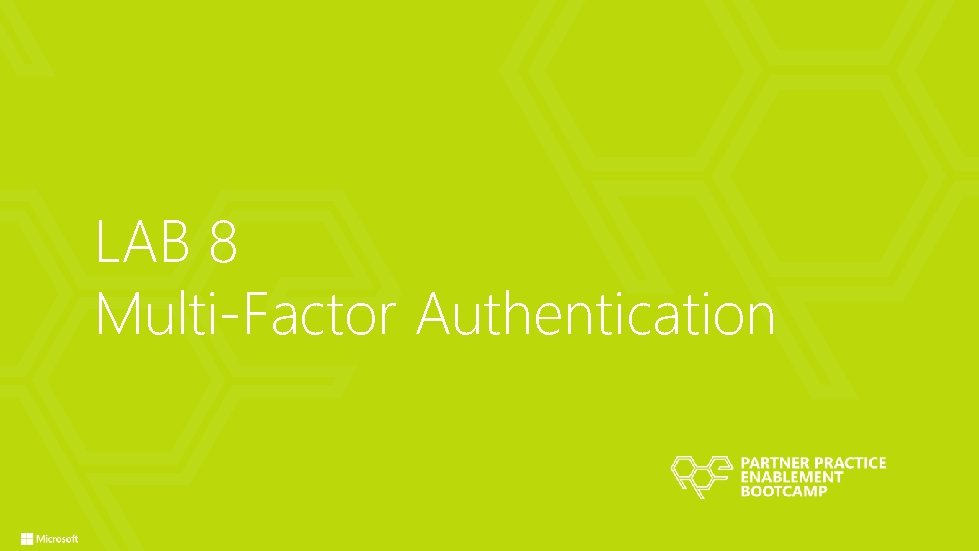 LAB 8 Multi-Factor Authentication 