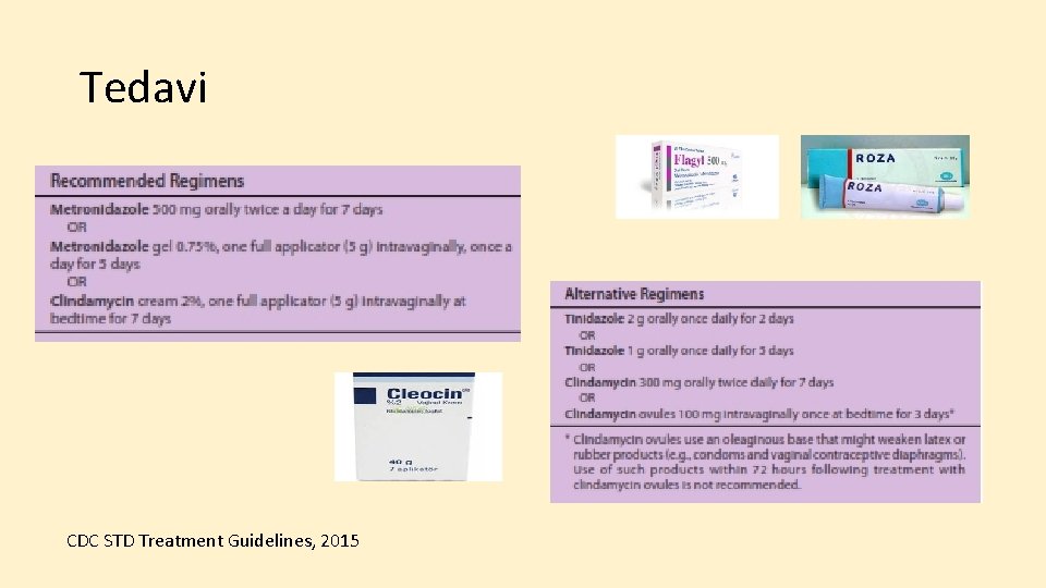 Tedavi CDC STD Treatment Guidelines, 2015 
