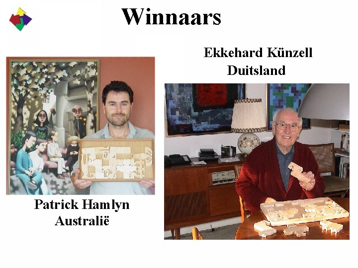 Winnaars Ekkehard Künzell Duitsland Patrick Hamlyn Australië 