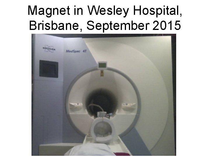 Magnet in Wesley Hospital, Brisbane, September 2015 