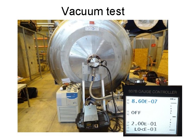 Vacuum test 