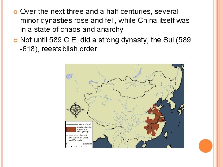 Over the next three and a half centuries, several minor dynasties rose and fell,