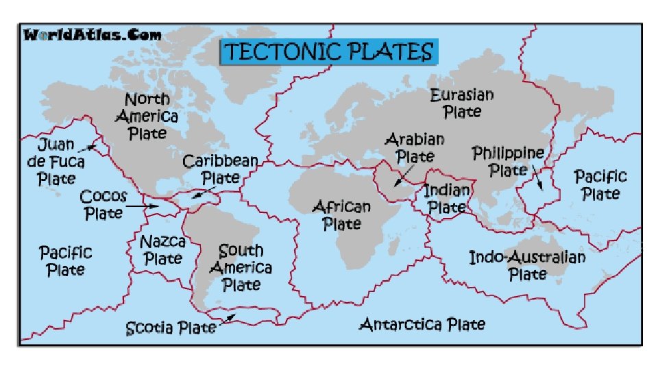 Discovering Plate Boundaries Do the continents look like