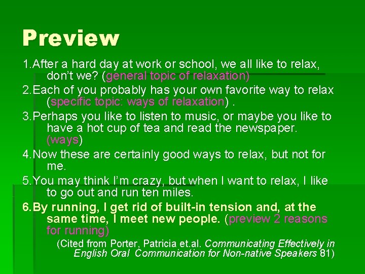 Preview 1. After a hard day at work or school, we all like to