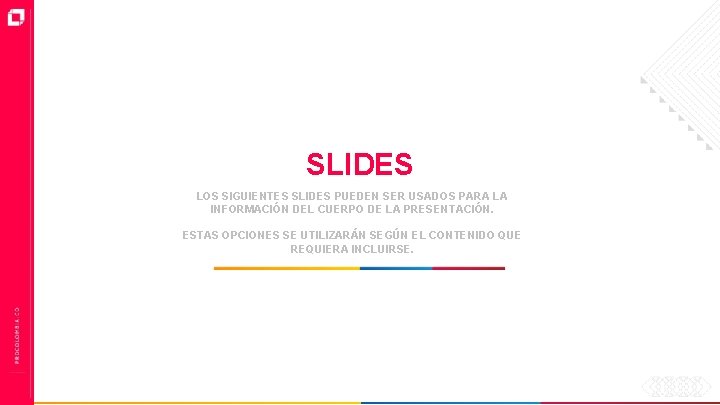 SLIDES LOS SIGUIENTES SLIDES PUEDEN SER USADOS PARA LA INFORMACIÓN DEL CUERPO DE LA