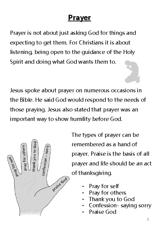 Prayer is not about just asking God for things and expecting to get them.