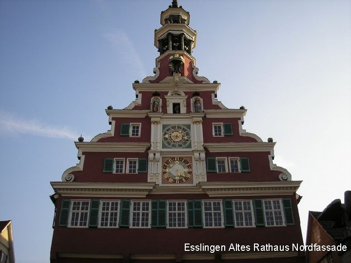 Esslingen Altes Rathaus Nordfassade 