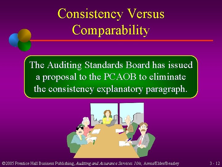 Consistency Versus Comparability The Auditing Standards Board has issued a proposal to the PCAOB