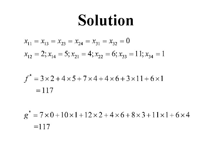 Solution Solution