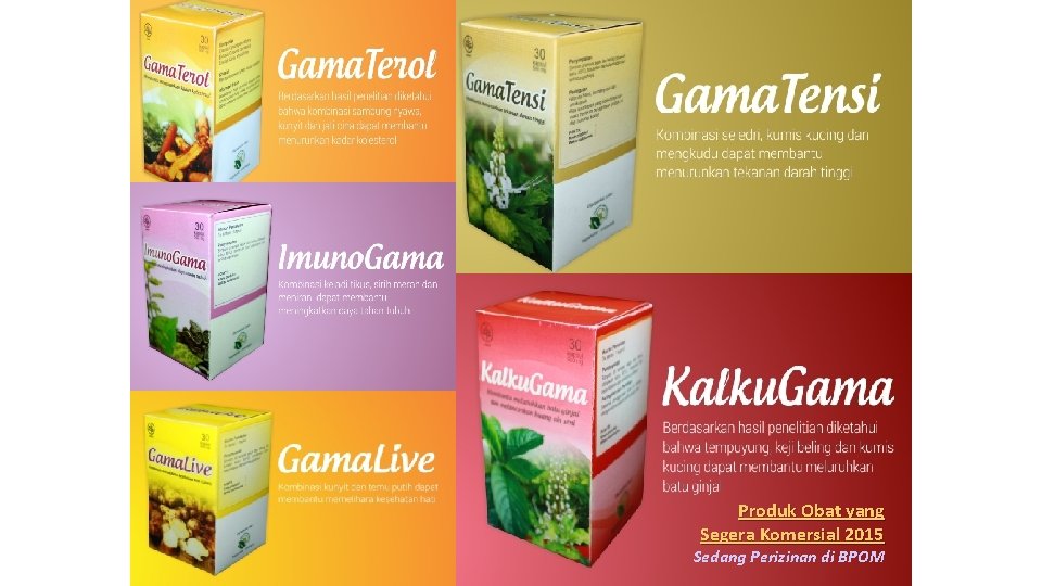 Produk Obat yang Segera Komersial 2015 Sedang Perizinan di BPOM 