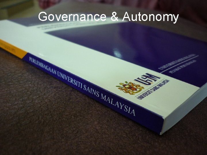 Governance & Autonomy 