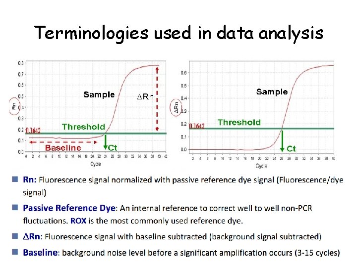 Terminologies used in data analysis 