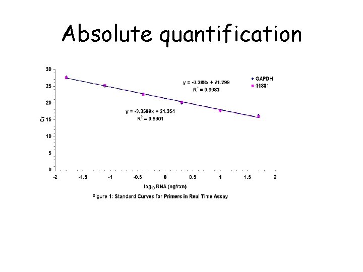 Absolute quantification 
