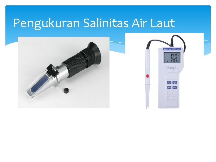 Pengukuran Salinitas Air Laut 