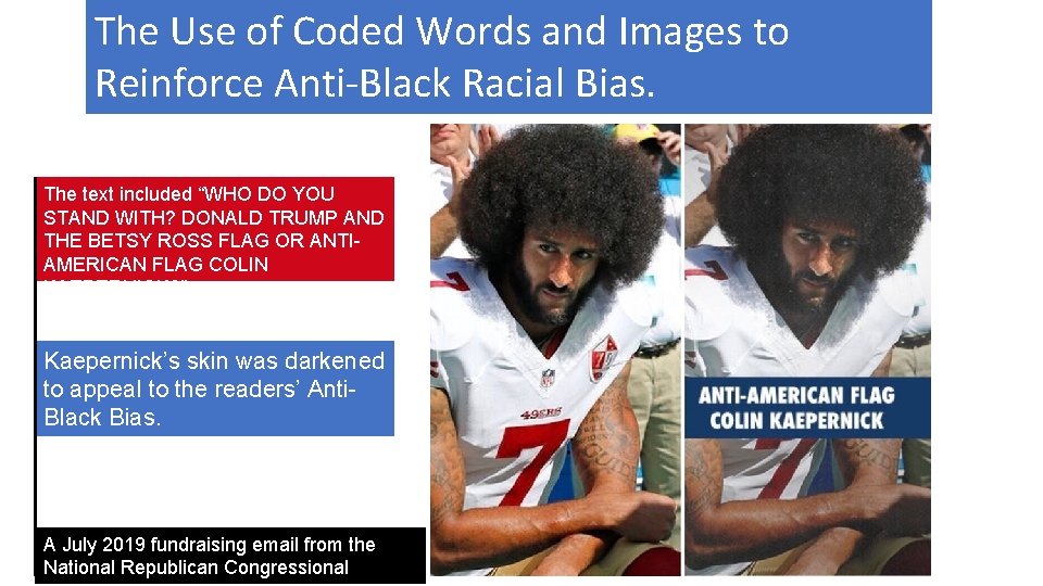 The Use of Coded Words and Images to Reinforce Anti-Black Racial Bias. The text