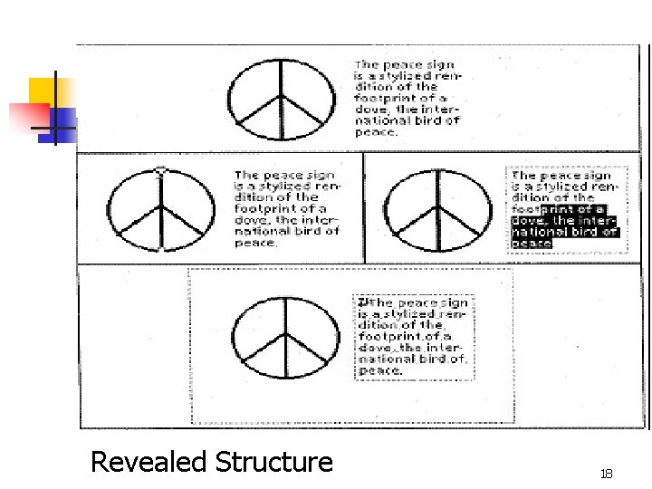 Revealed Structure 18 