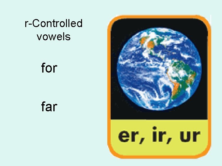 r-Controlled vowels for far 