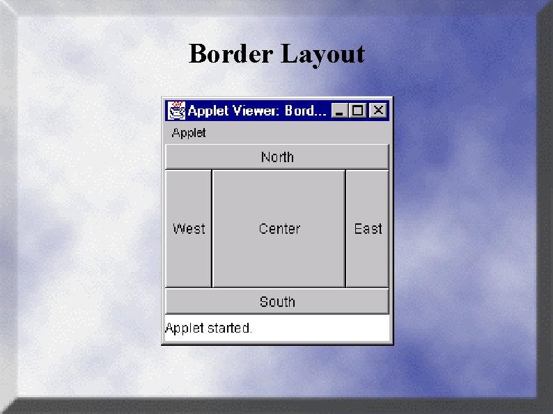 Border Layout 