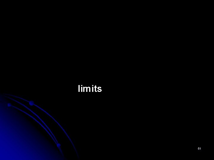 limits 51 