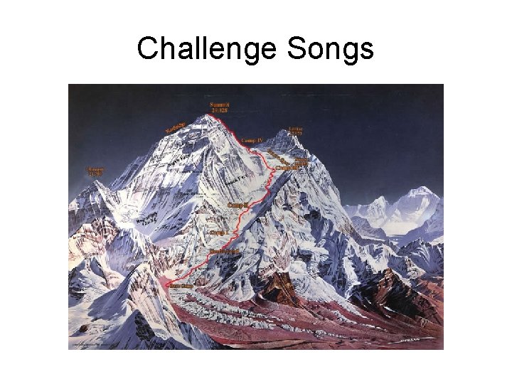 Challenge Songs 