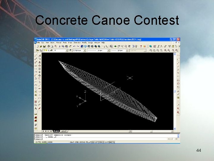 Concrete Canoe Contest 44 