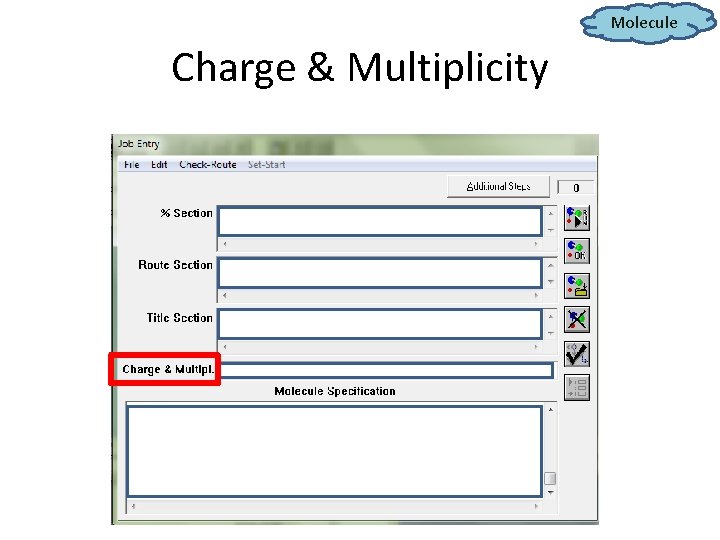 Molecule Charge & Multiplicity 