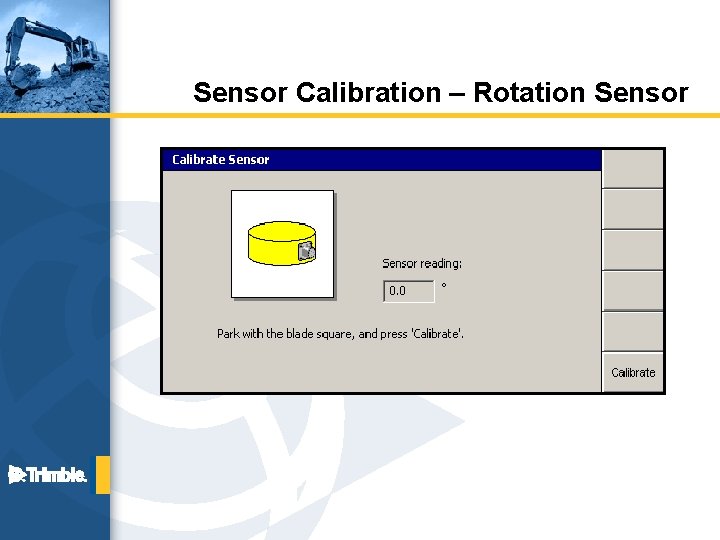 Sensor Calibration – Rotation Sensor 