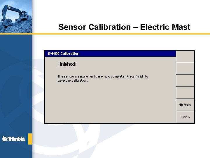 Sensor Calibration – Electric Mast 