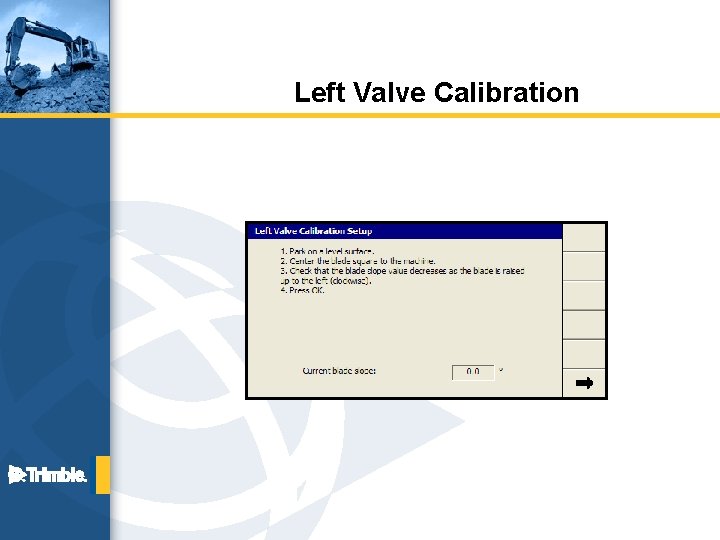 Left Valve Calibration 