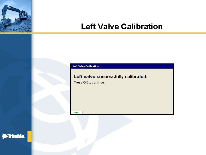 Left Valve Calibration 