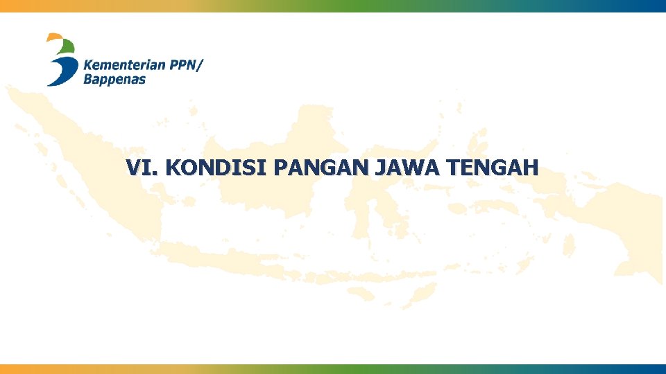 VI. KONDISI PANGAN JAWA TENGAH 