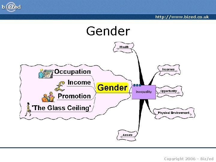 http: //www. bized. co. uk Gender Copyright 2006 – Biz/ed 